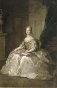 unknow artist, Portrait of Maria Josepha of Saxony dauphine of France